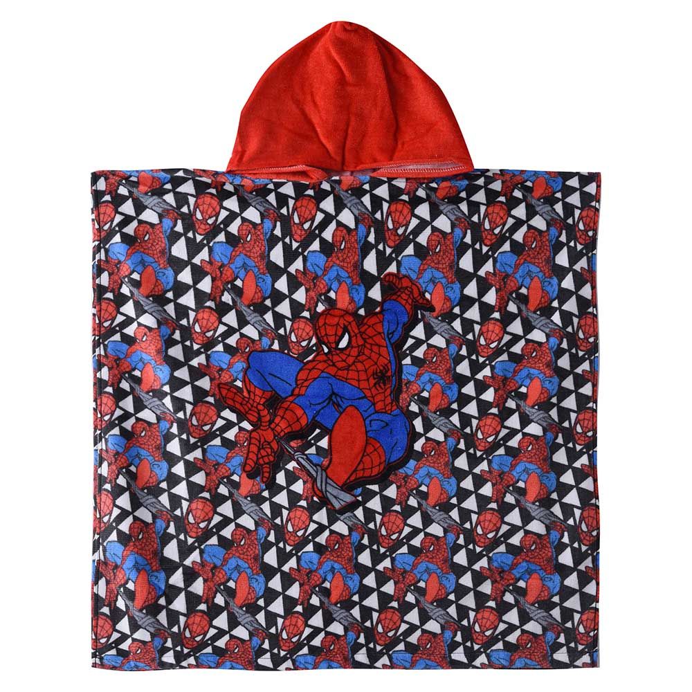 Spiderman - Boy Poncho Towel - Red/Blue