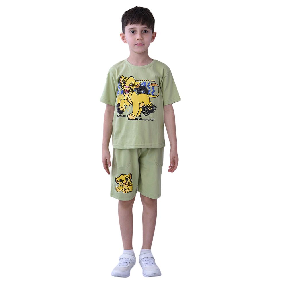 Disney - 2pc-Set - Boy Lion King T-Shirt w/ Shorts - Green