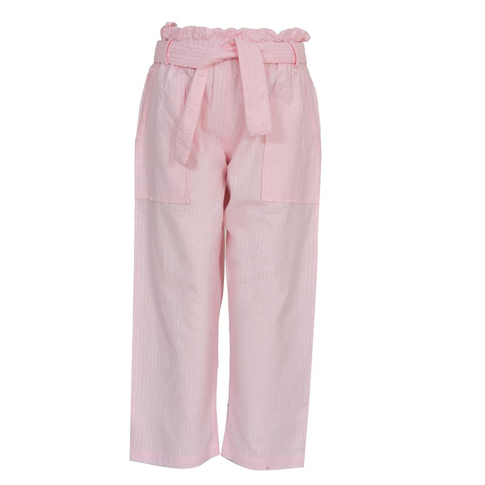 Nexgen Girls - Girl's Gathered Waist Plain Pants - Pink