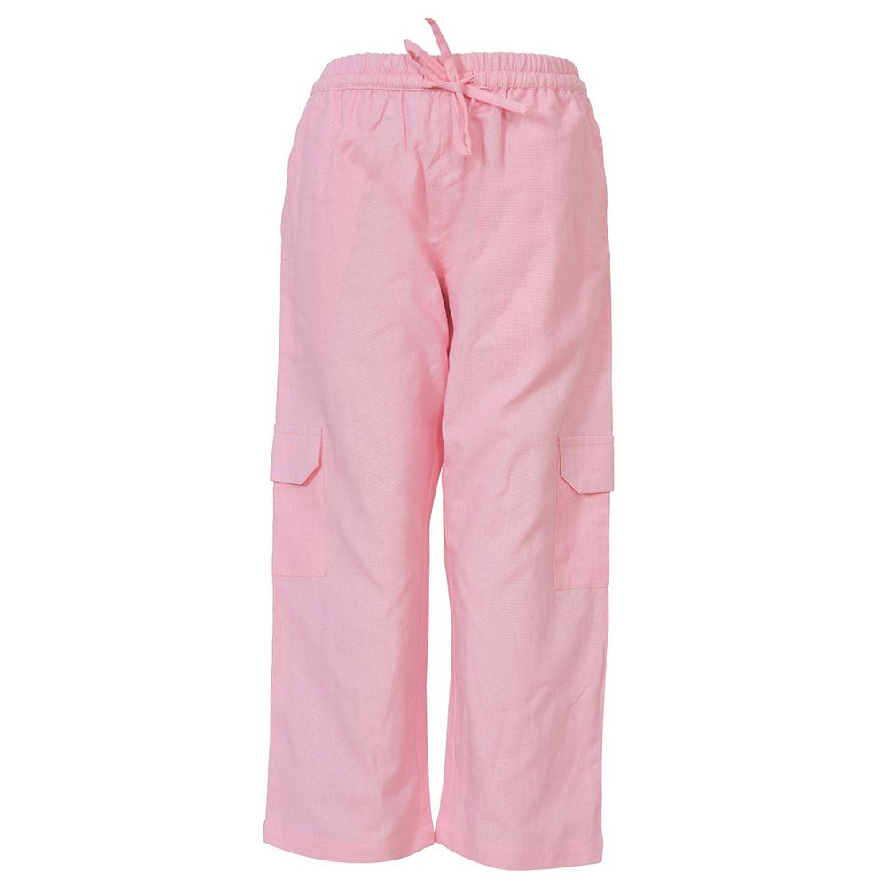 Nexgen Girls - Girl's Fully Elasticated Plain Pants - Pink