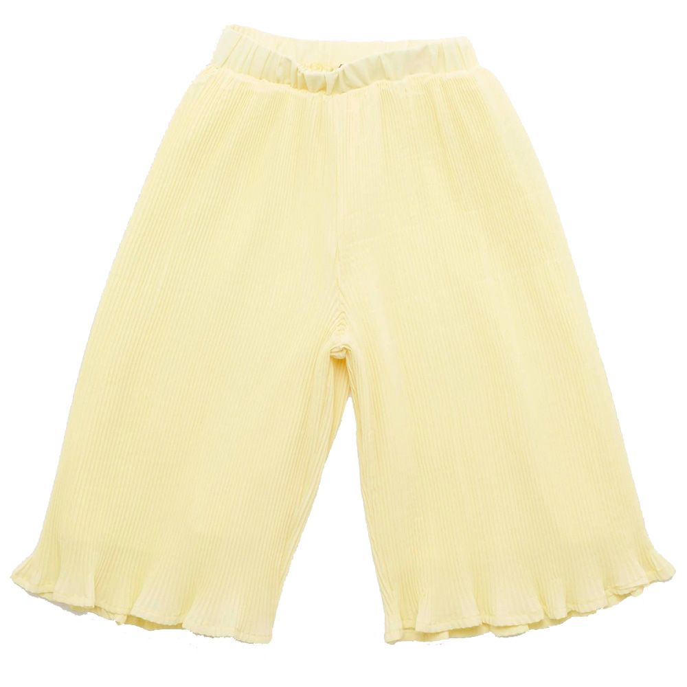 Little Kangaroos - Girl Full Elastic Palazzo - Lemon