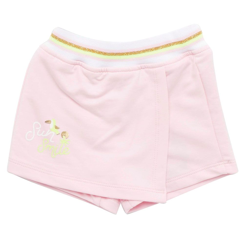 Little Kangaroos - Baby Girl Full Elastic Skort - Pink