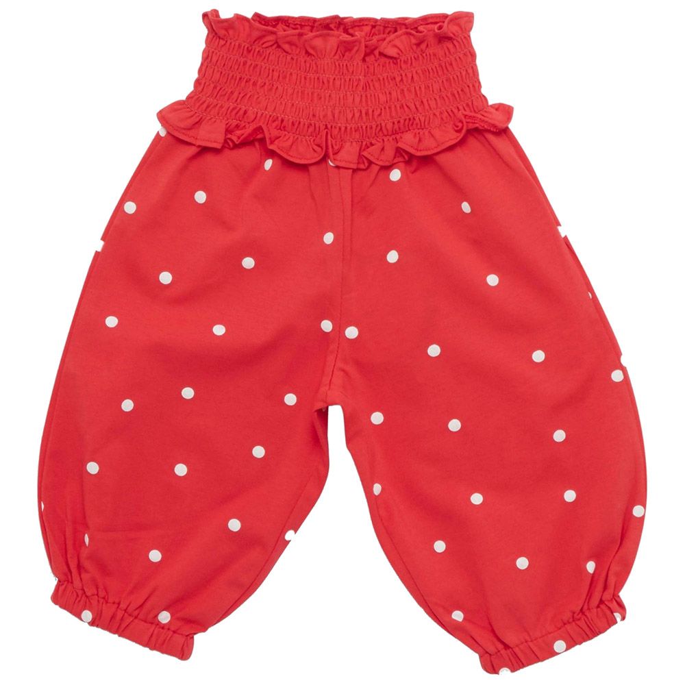 Little Kangaroos - Baby Girl Pants - Coral