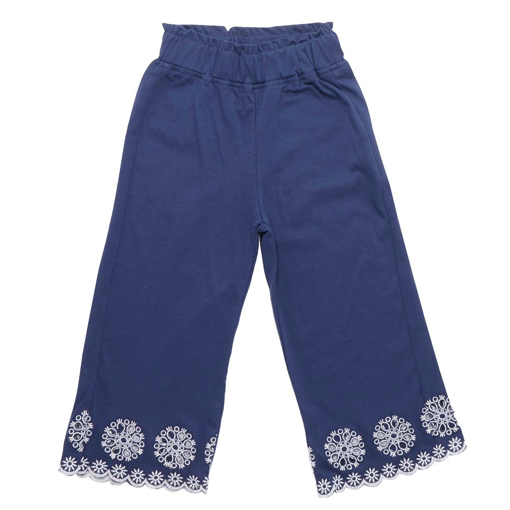 Little Kangaroos - Girl Flared Pants - Navy