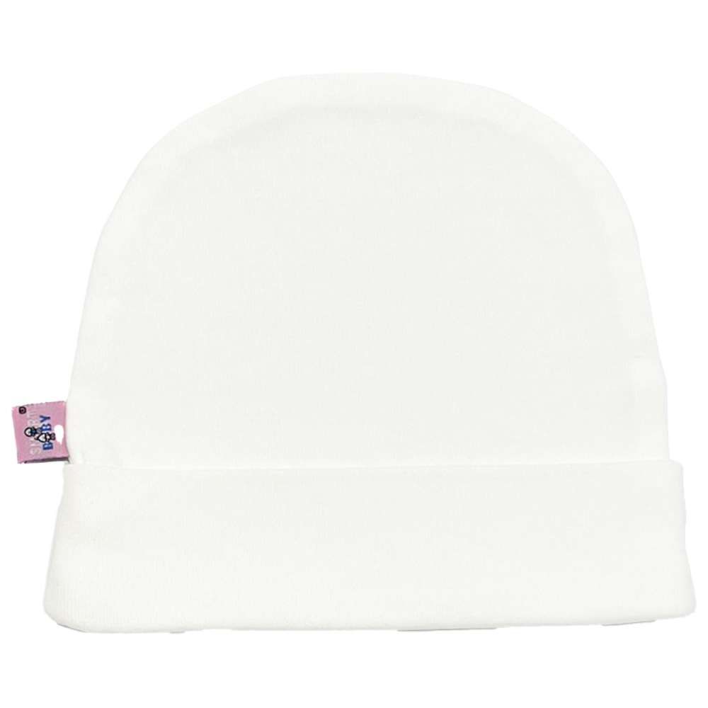 Smart Baby - Organic Beanie Cap - White