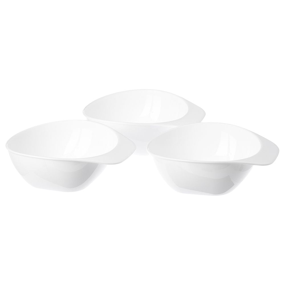 Uniq Kidz - Baby Feeding Bowl w/ Handle - White