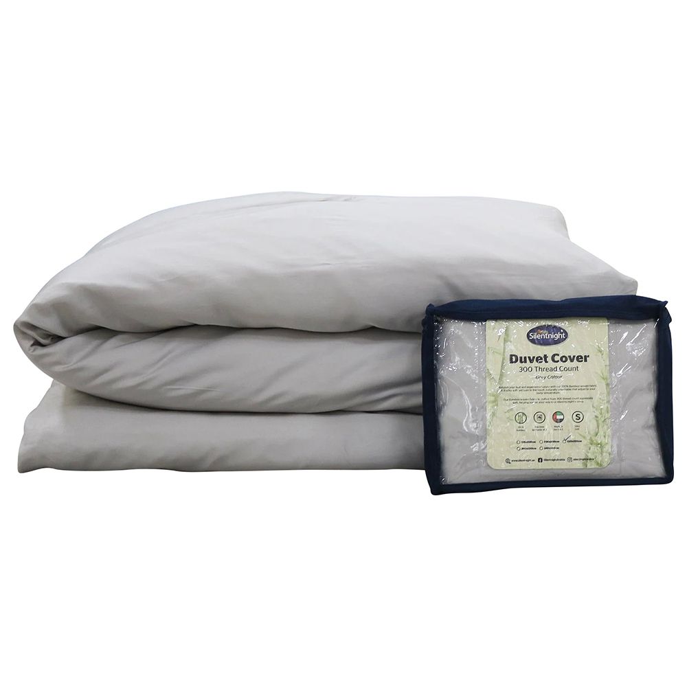 Silentnight - Bamboo Pillow Case - Grey - 2pcs