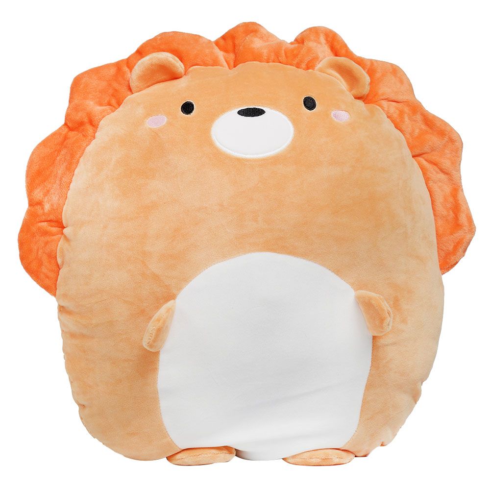 Toto Toys - Plush Cushion - Lion - Orange - 40 cm