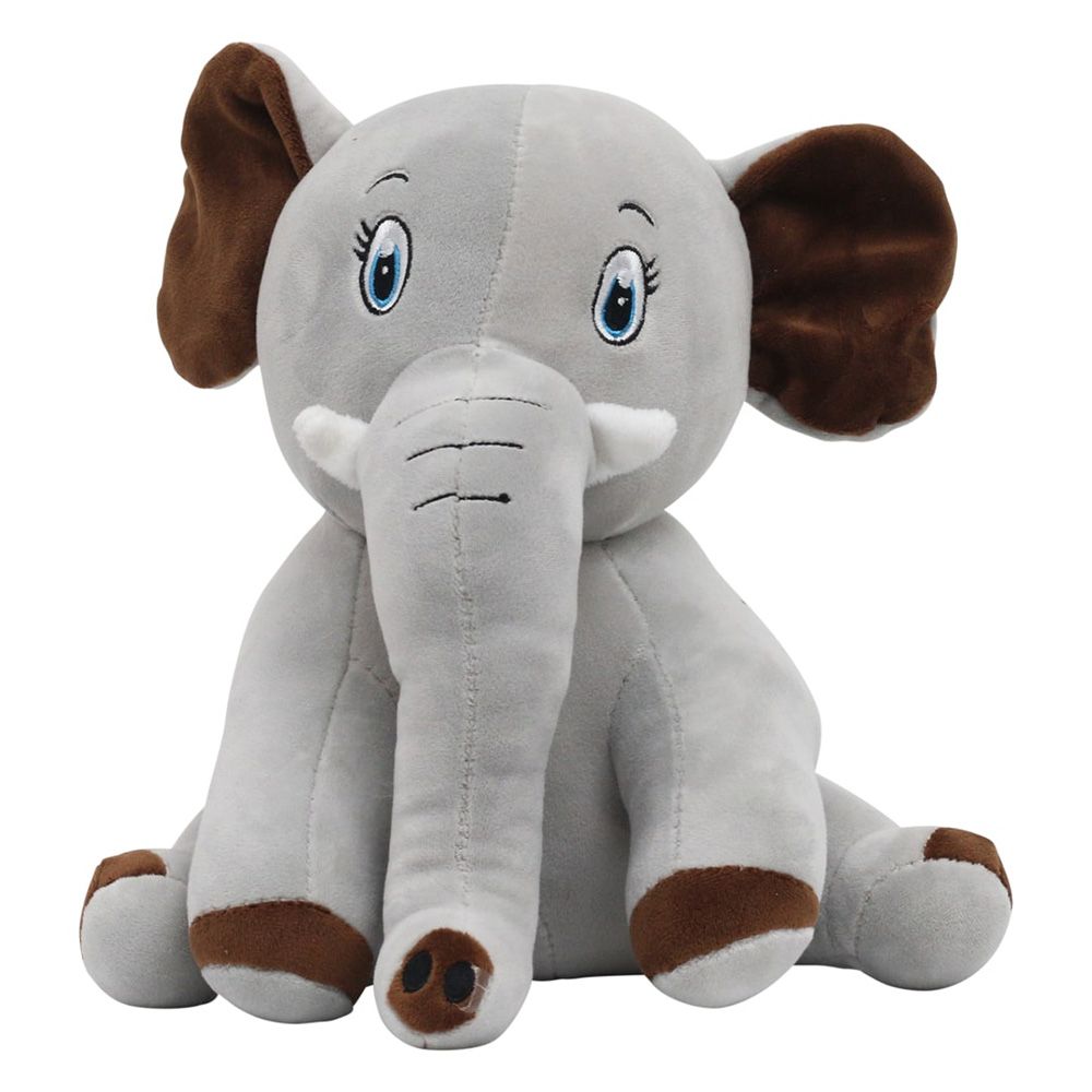 Toto Toys - Plush Soft Toy - Elephant - Grey - 27 cm