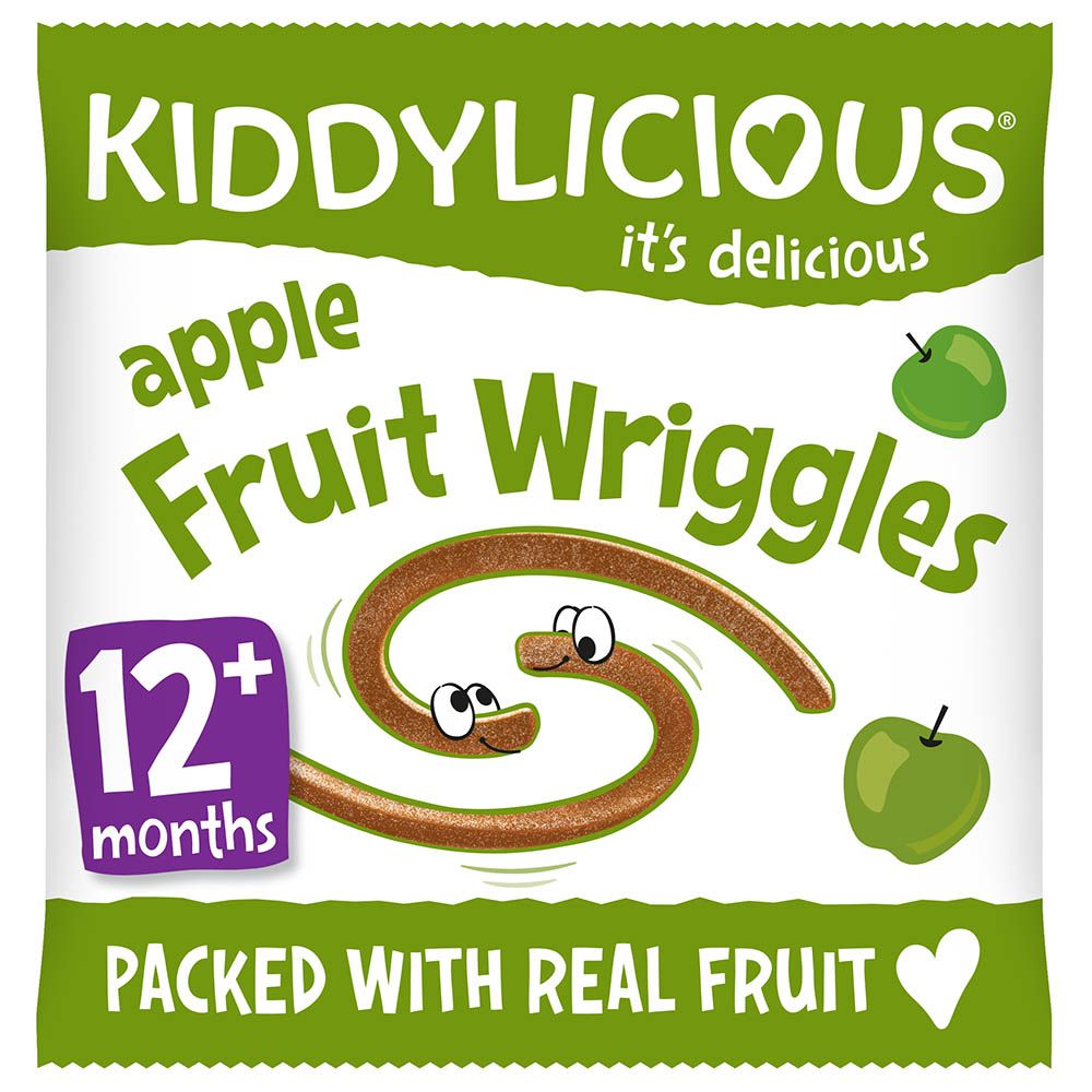 Kiddylicious Apple Fruit Wriggles 12g