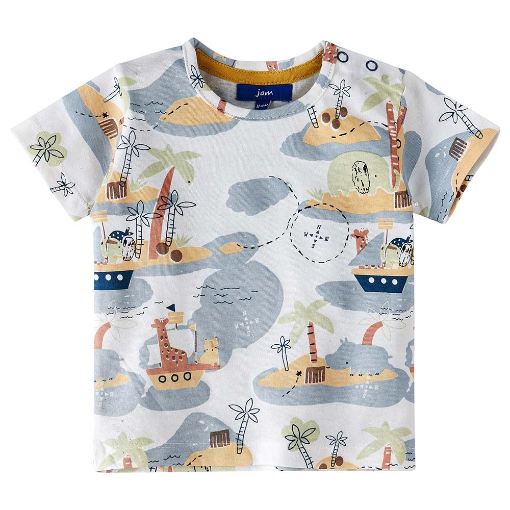 Jam - Boy's Playful Prints Short-Sleeve Cotton Tee