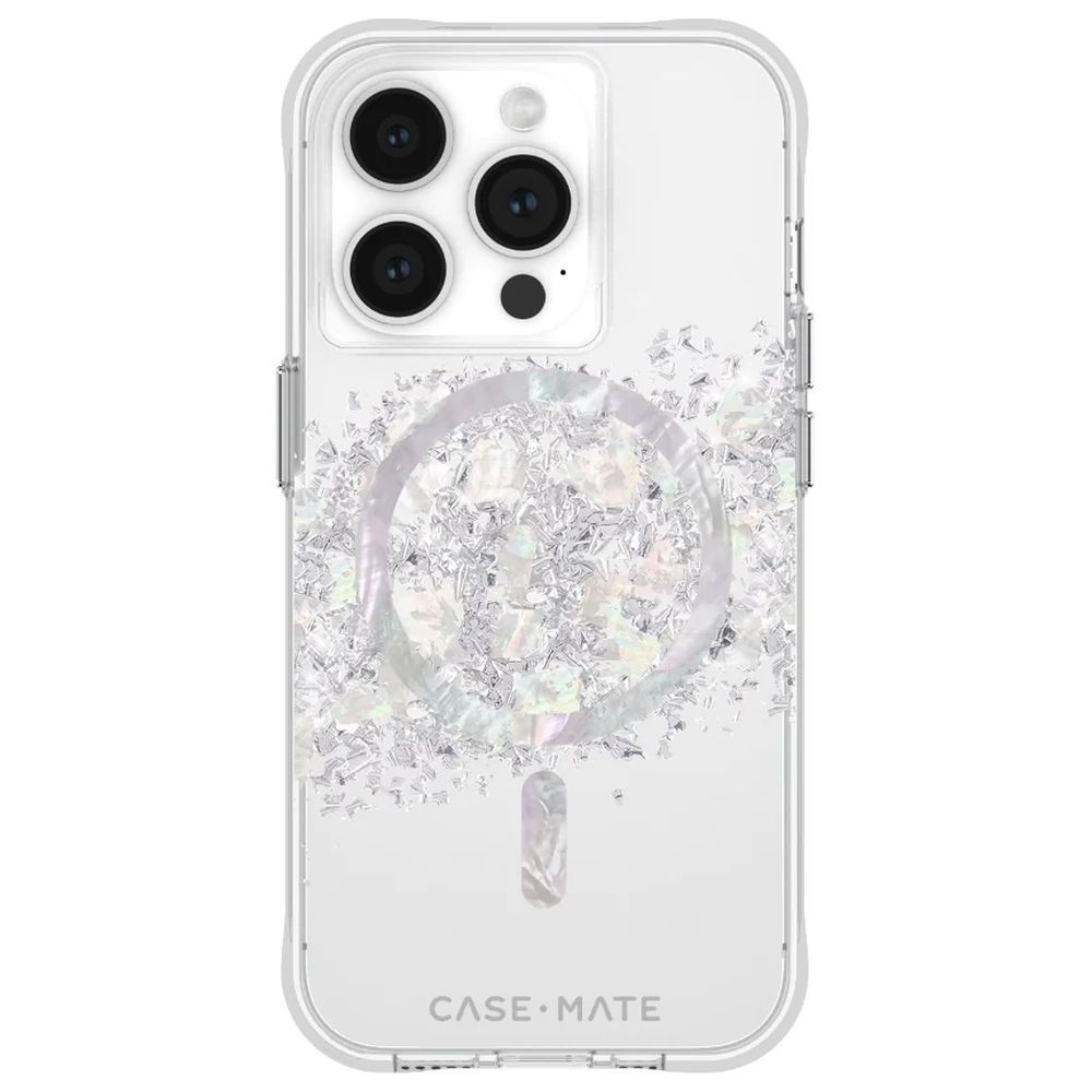 Case-Mate - iPhone 15 Pro Karat MagSafe Case 6.1-inch - Pearl