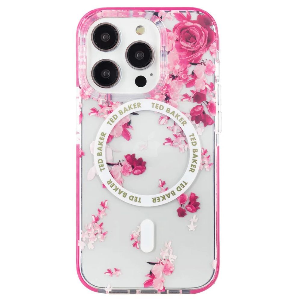 Ted Baker - iPhone 15 Pro MagSafe Case - Scattered Flowers