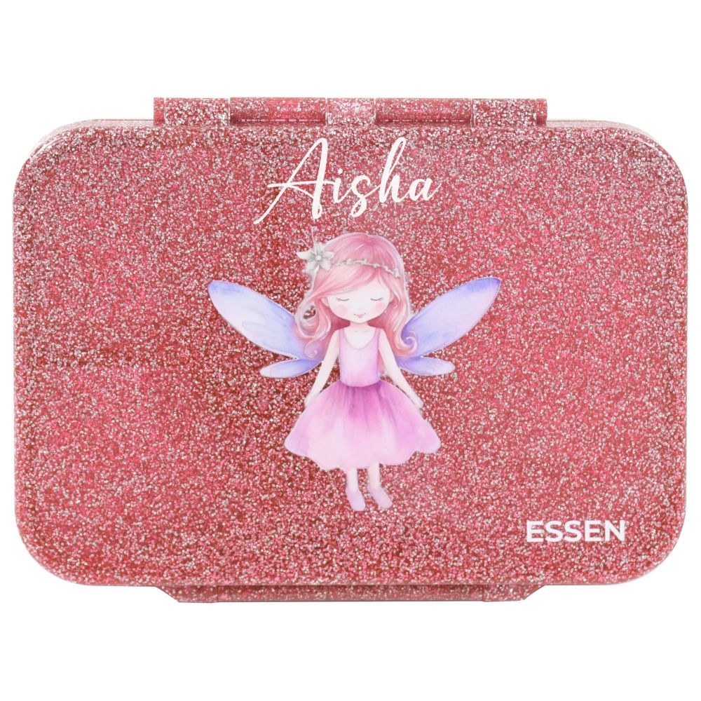 Essen - Personalized Tritan Bento Lunch Box - Pink Fairy