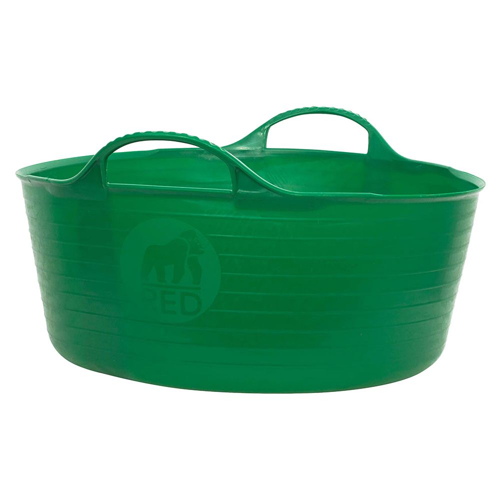 Red Gorilla - Shallow Recycled Tub - Green - Small - 15 L