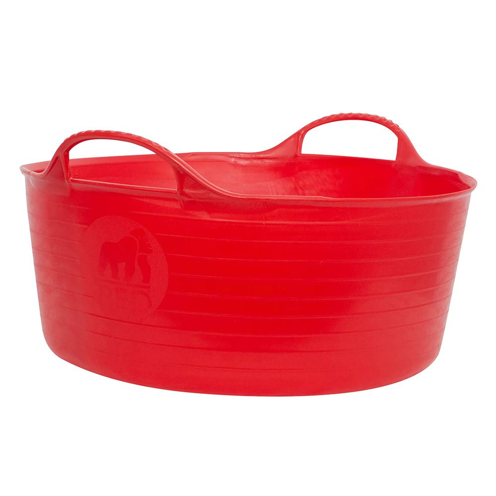 Red Gorilla - Shallow Recycled Tub - Red - Small - 15 L