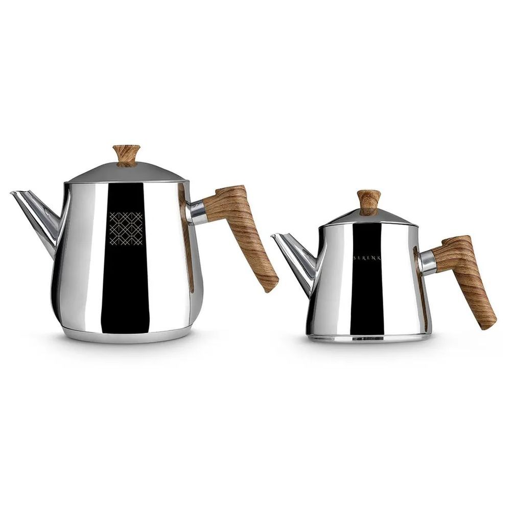 Serenk - Stainless Steel Tea Pot Set