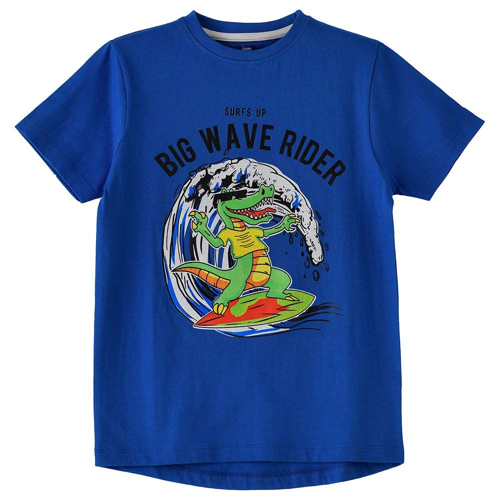 Jam - Boy's Spring And Summer Cotton Short-Sleeve Tees - Blue