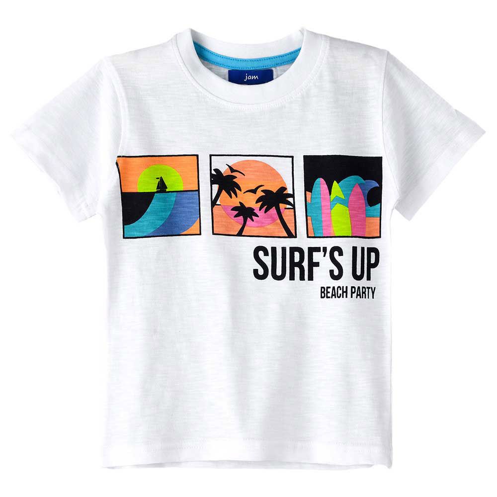 Jam - Boy's Spring And Summer Cotton Short-Sleeve Tees - White