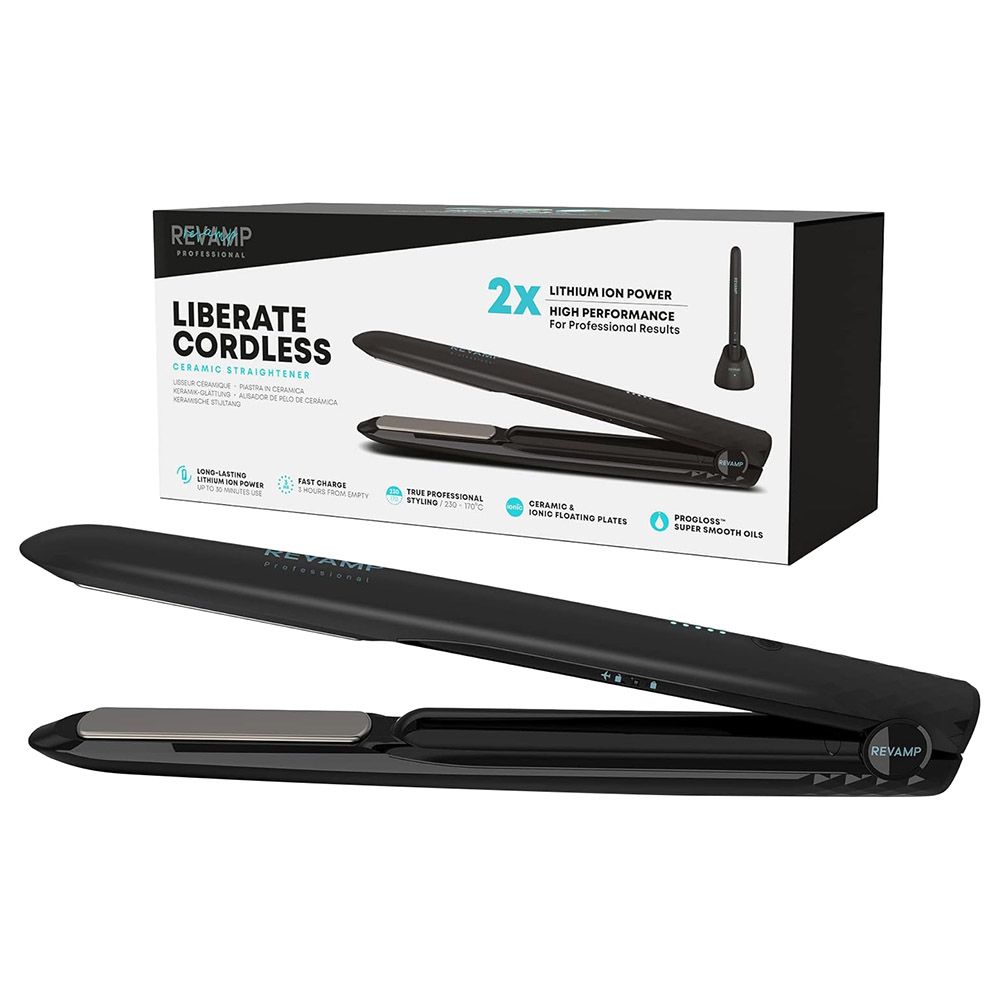 Revamp - Progloss Liberate Cordless Straightener - Black