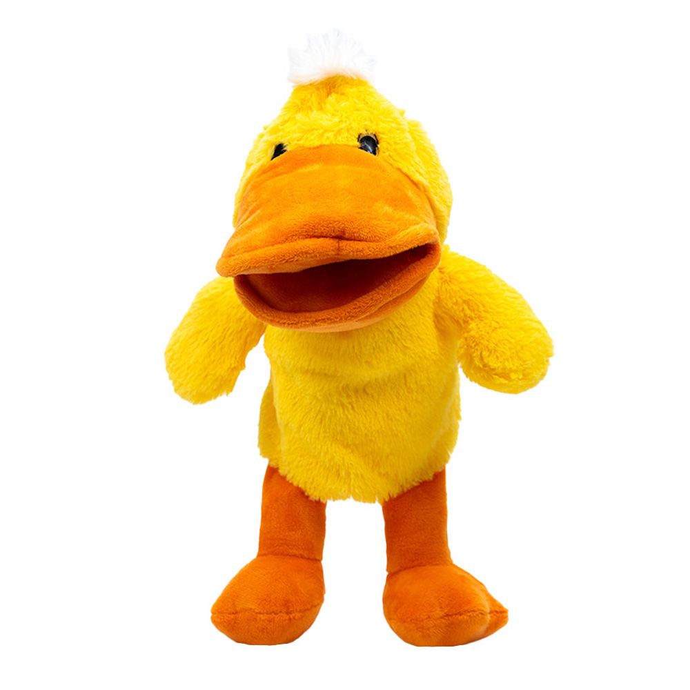 Pugs at Play - Battery Operated Puppet Duck - Yellow - 12-Inch