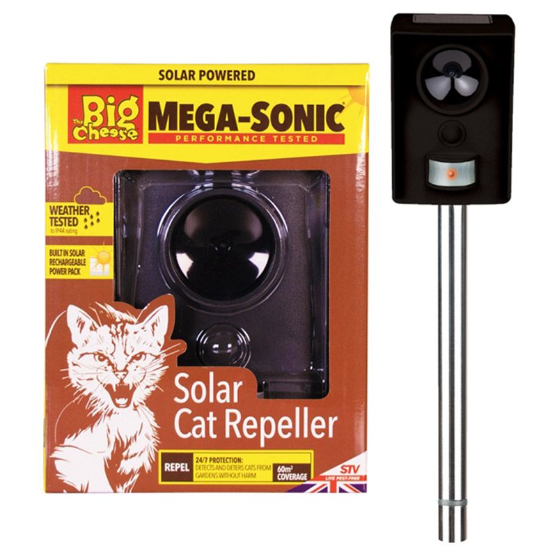 STV - Mega-Sonic Solar Cat Repeller