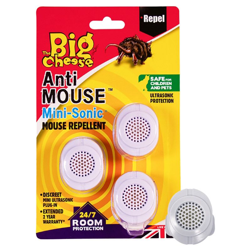 STV - Mini-Sonic Mouse Repellent - 3pcs