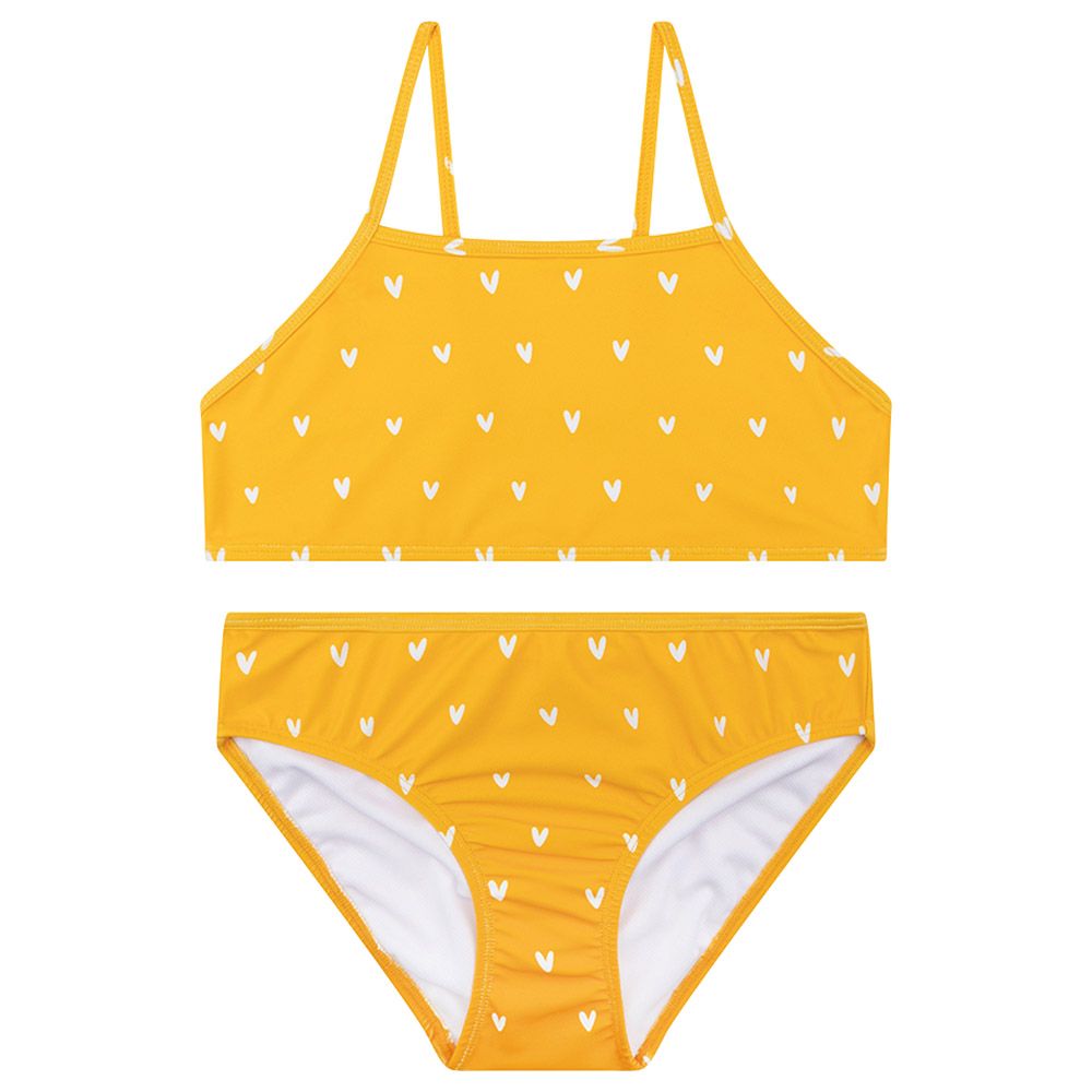 Swim Essentials - 2Pc-Set - Hearts All Over Girls Bikini - Orange