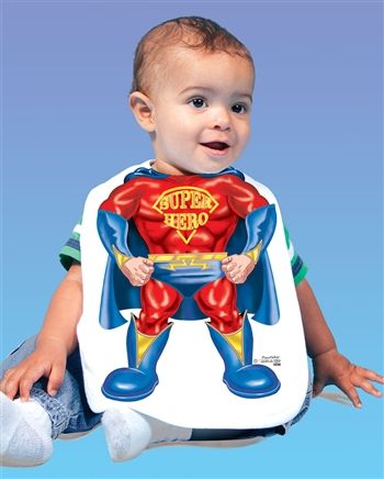 Just Add A Kid Super Hero Bib