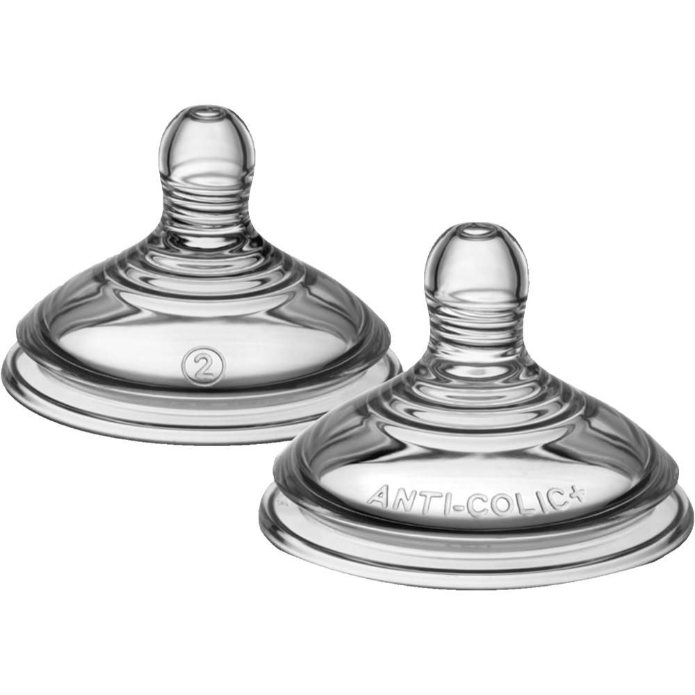 Tommee Tippee - Closer To Nature Medium Flow Teats - Pack of 2