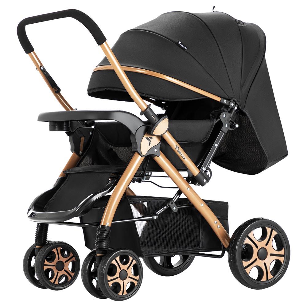 Teknum - Reversible Trip2 Stroller - Black