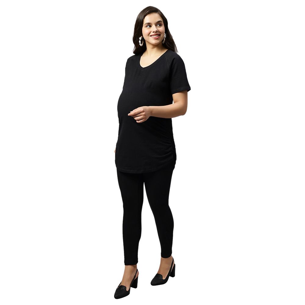 Tummy - Maternity Basic T-Shirt - Black