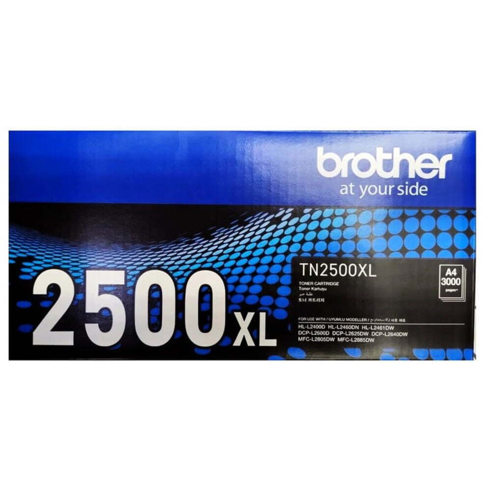 Brother - TN2500XL Black High Yield Toner Cartridge