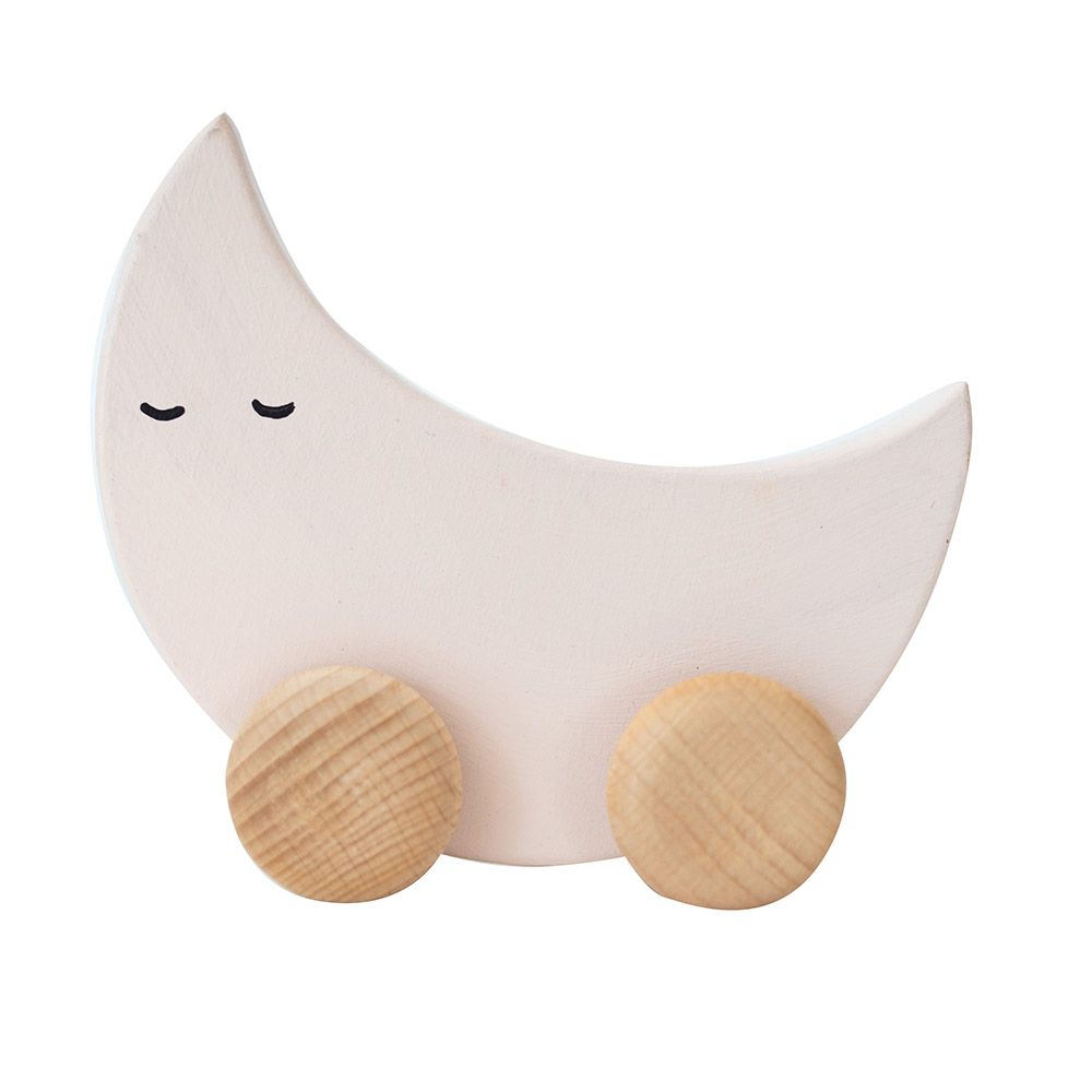 Birch and Bug - Wooden Moon Sky Roller Toy