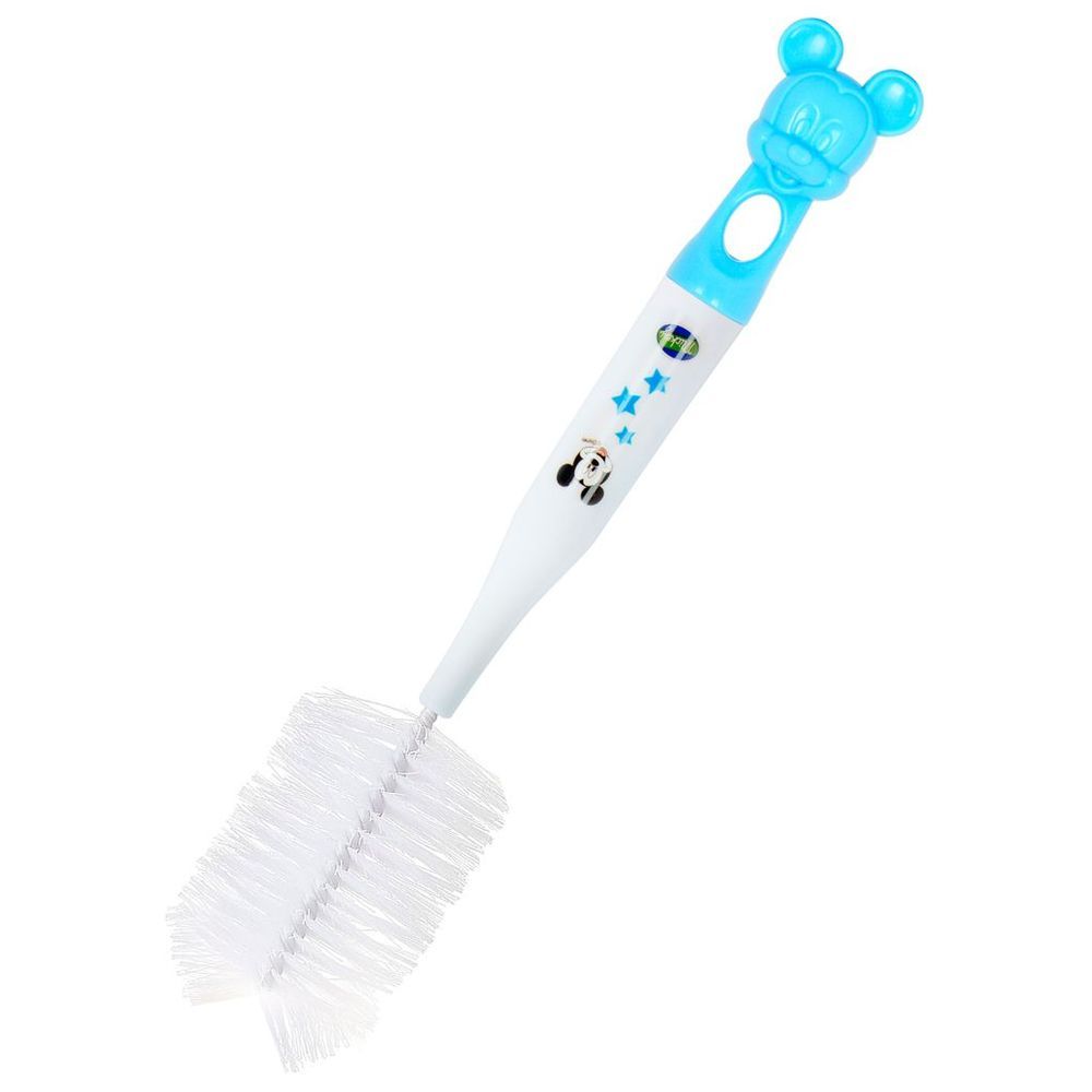 Disney - Mickey Baby Bottle Bristle Nylon Cleaning Brush - Blue