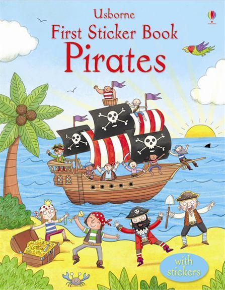 Usborne Books - First sticker book: Pirates