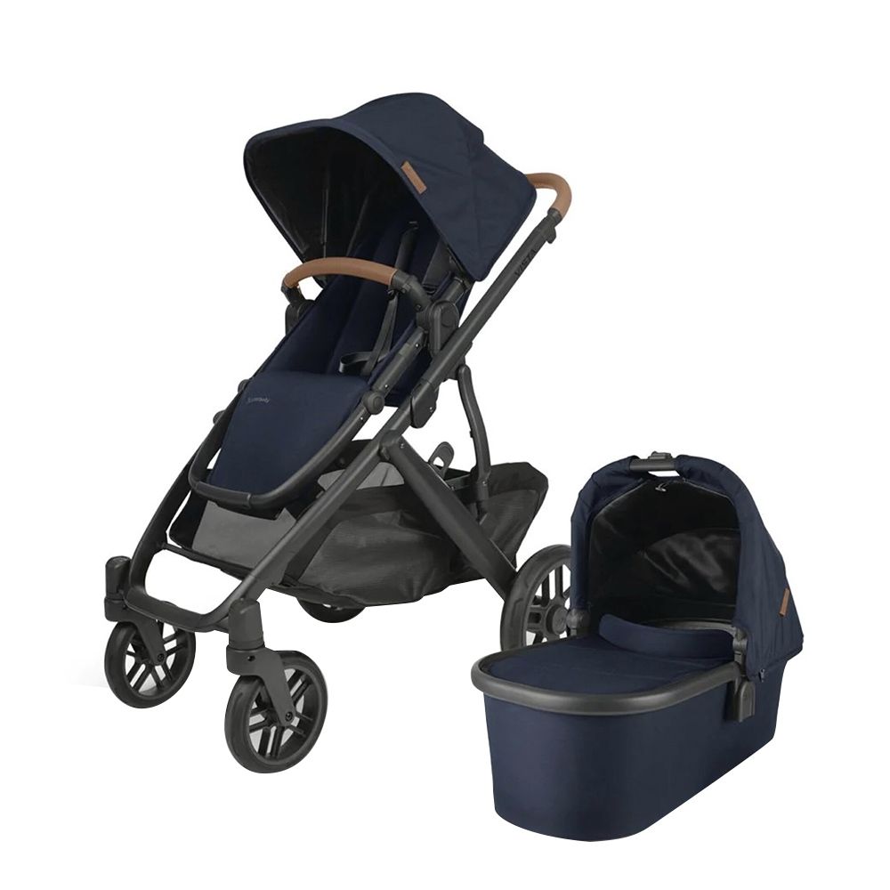 Uppababy - Vista V2 Stroller & Carrycot - Noa - Navy - 2 Pcs