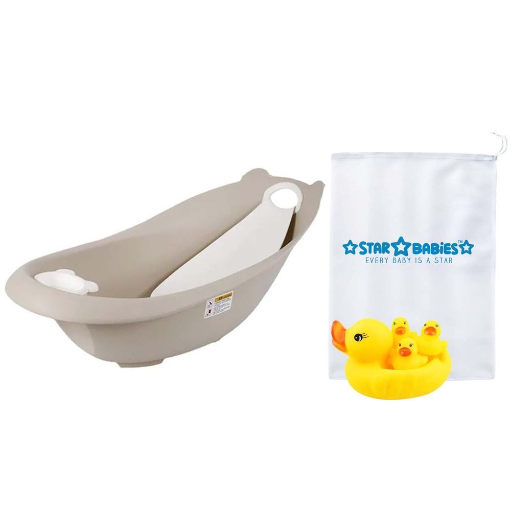 Star Babies - Smart Tub Brown w/ Rubber Duck Toy