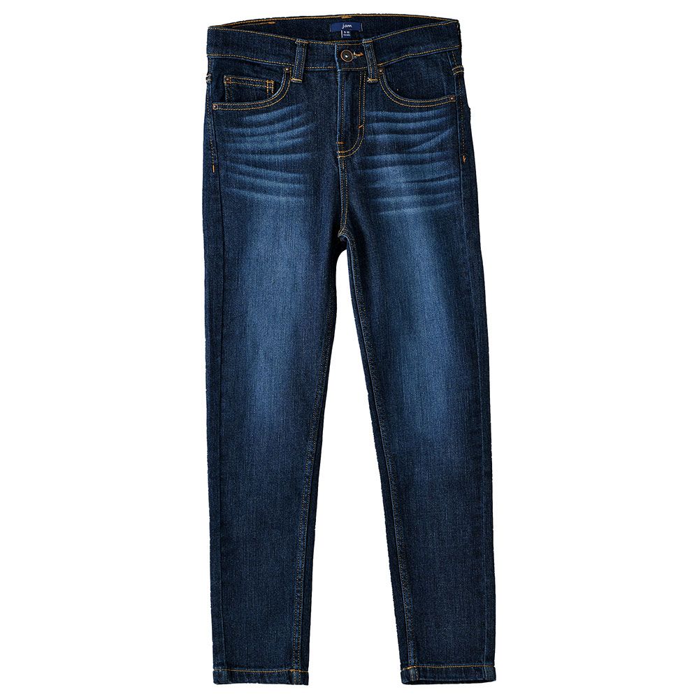 Jam - Junior Boys Soft Cotton-Blend Denim Jeans - Navy Blue