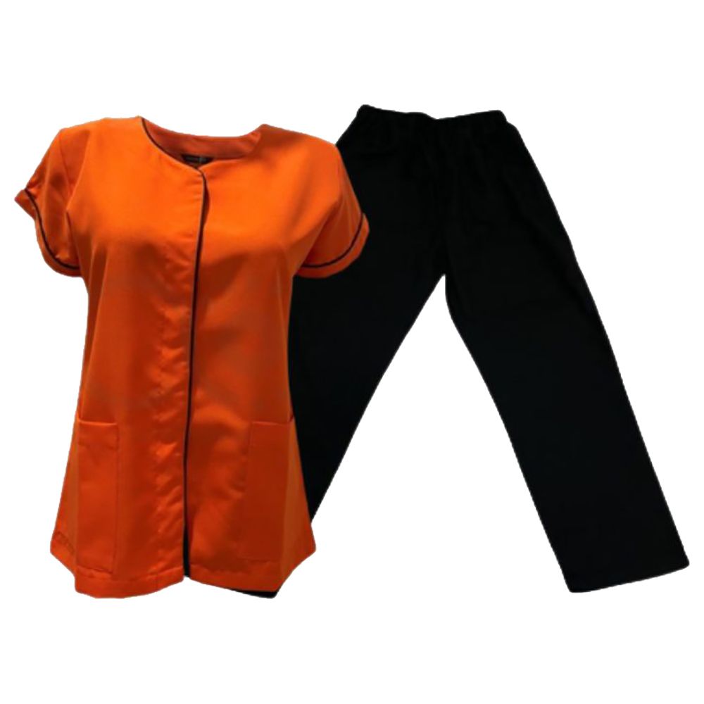 Veronica - 2pc-Set - Mix Match Medical Scrub Suit - Orange