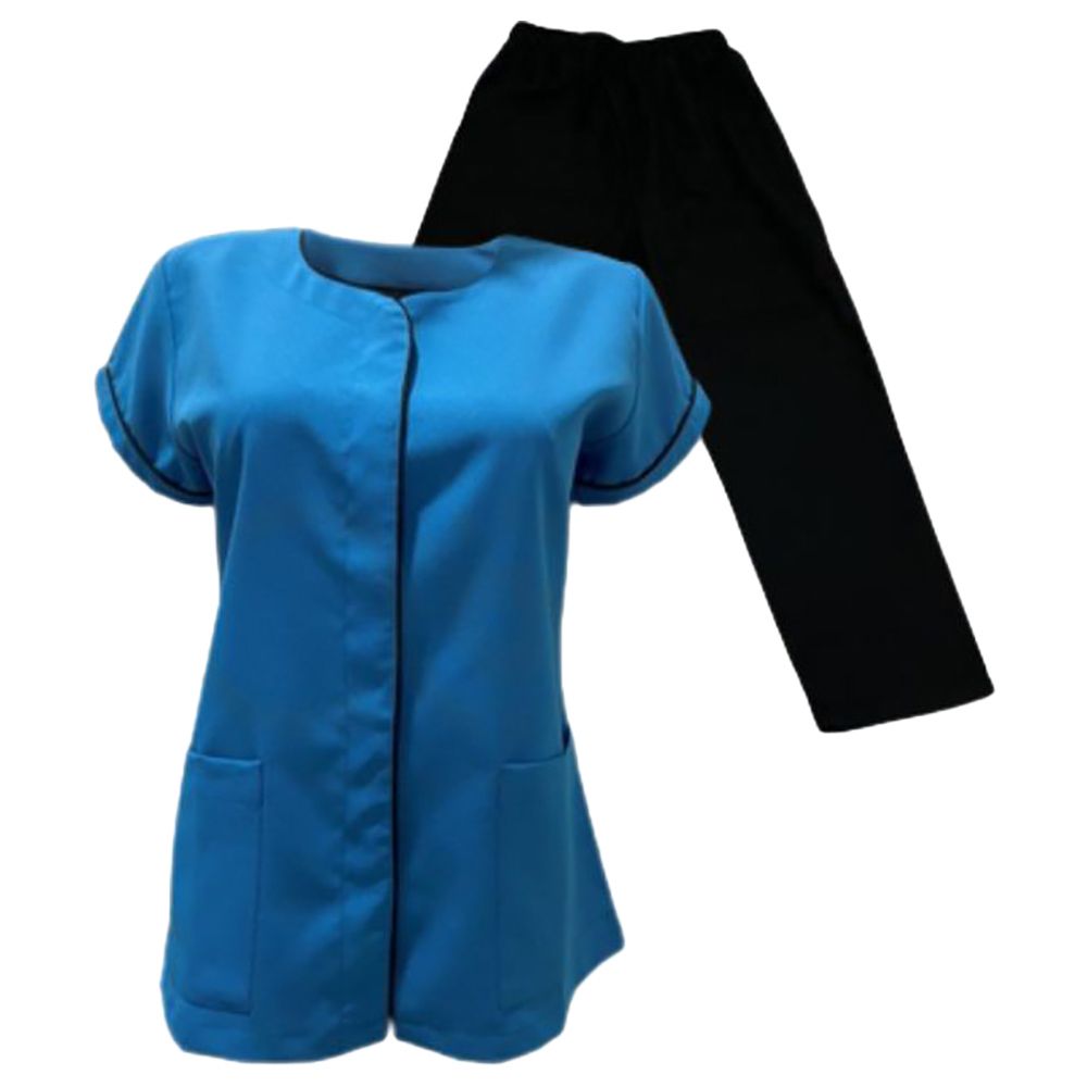 Veronica - 2pc-Set - Mix Match Medical Scrub Suit - Turquoise