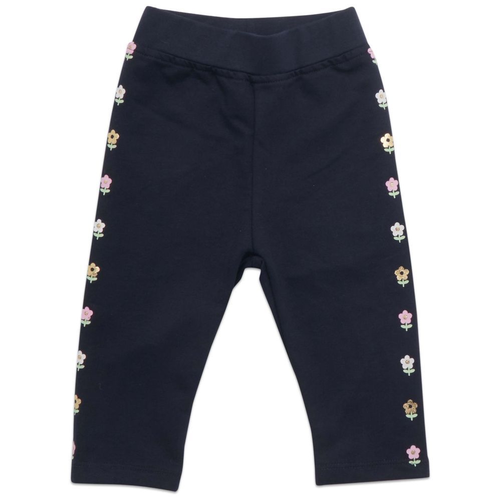 Little Kangaroos - Baby Girl's Leggings - Navy