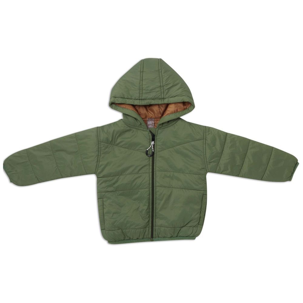 Little Kangaroos - Boy's Lightweight Hooded Jacket - Green