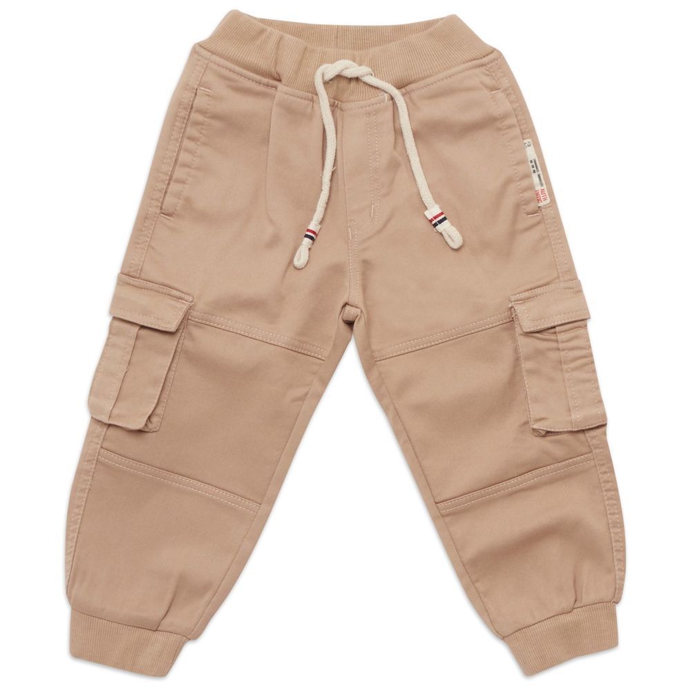 Little Kangaroos - Boy's Cargo Pants - Fawn