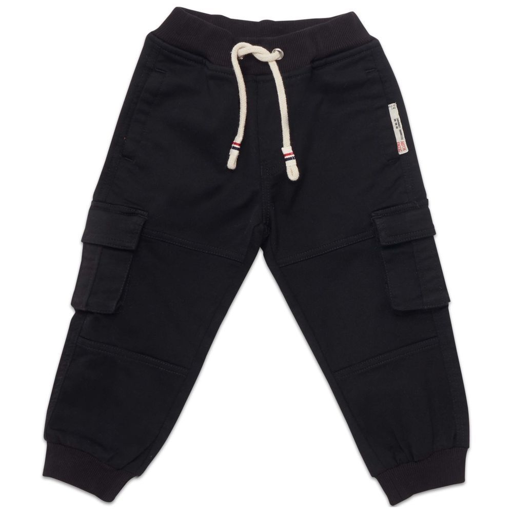 Little Kangaroos - Boy's Cargo Pants - Black