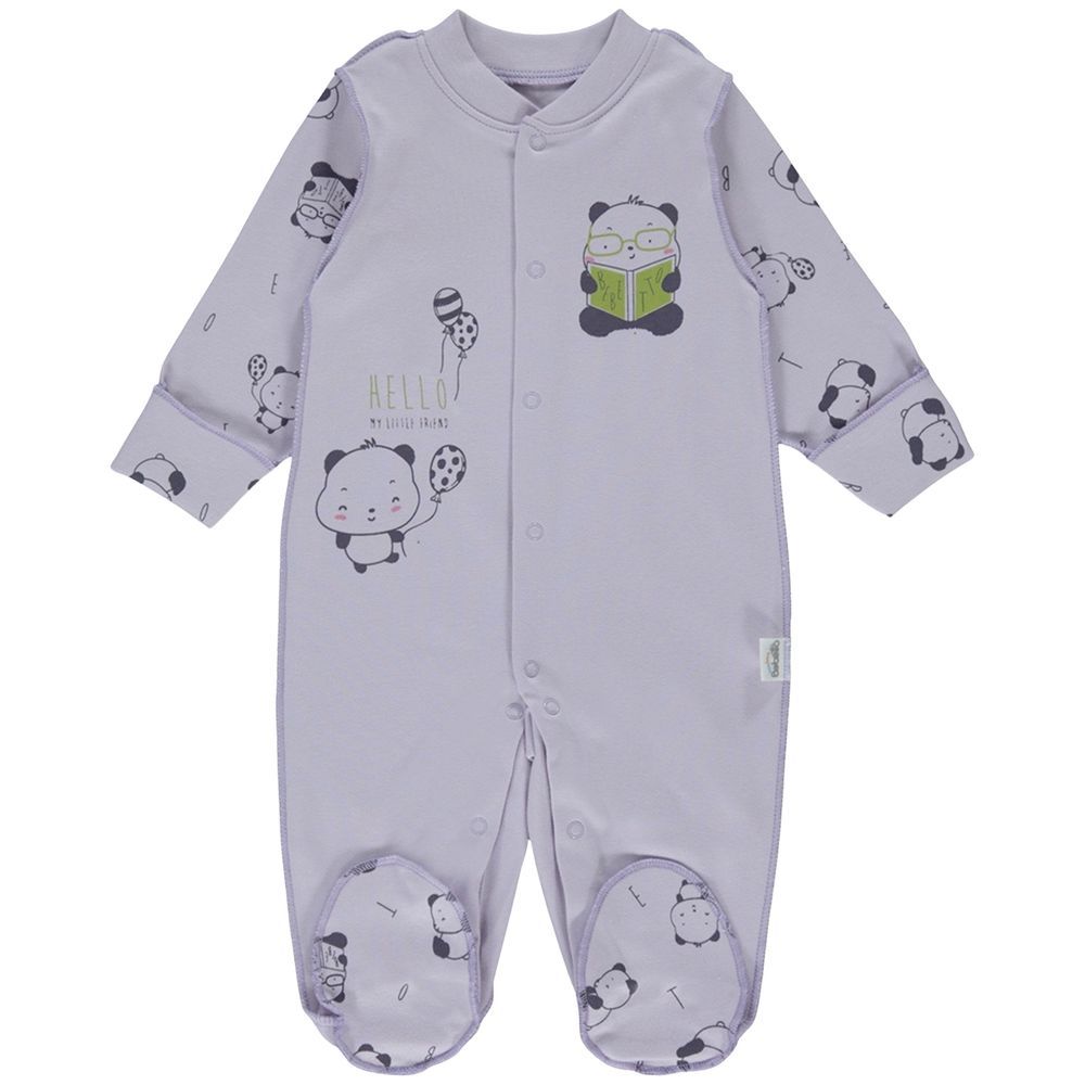 Bebetto - Baby Girls Footie Sleepsuit - Lilac