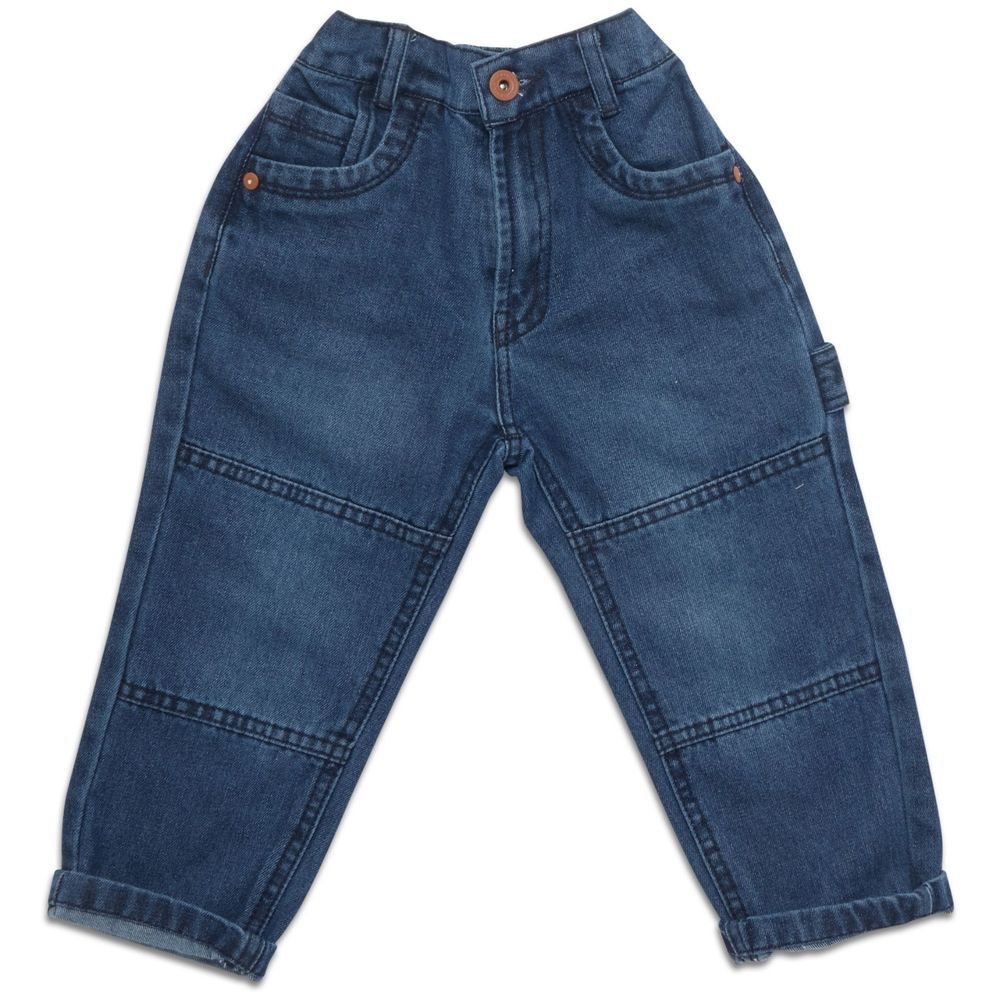 Little Kangaroos - Boy Loose Fit Denim Jeans - Dark Blue