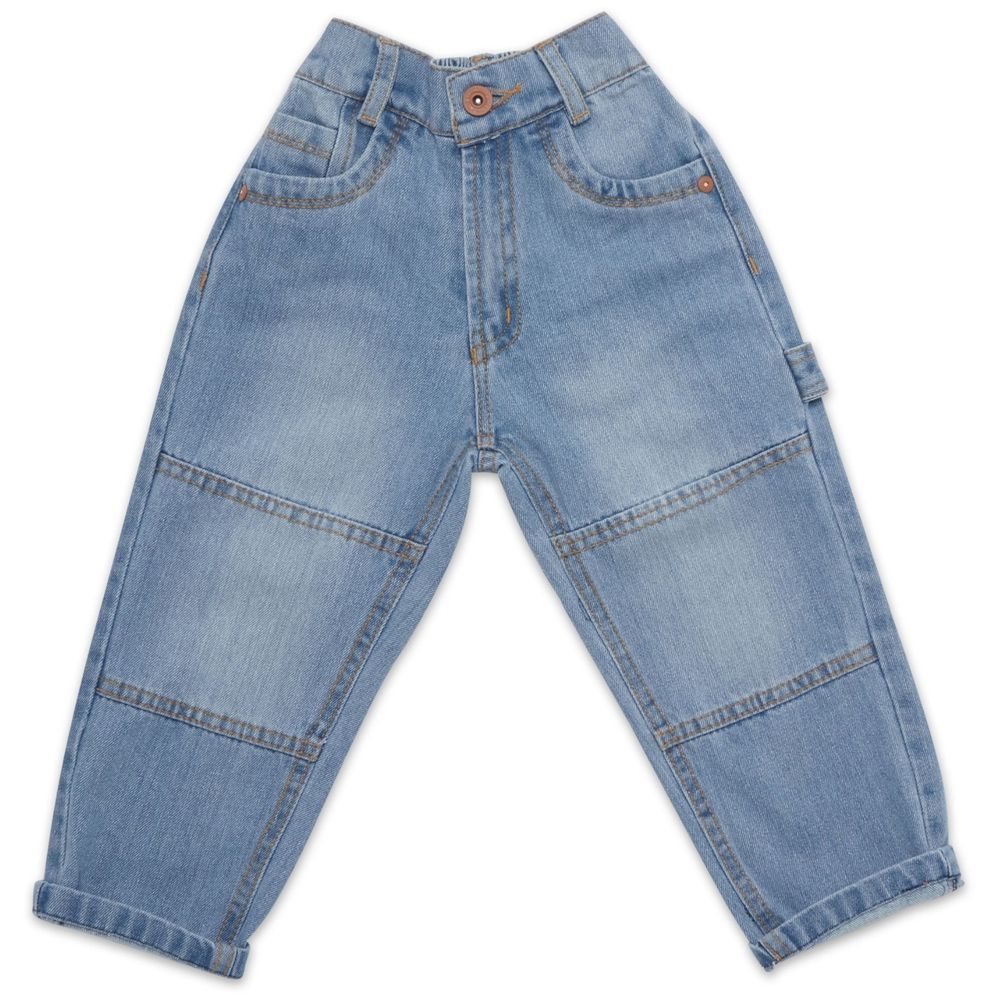 Little Kangaroos - Boy Loose Fit Denim Jeans - Light Blue