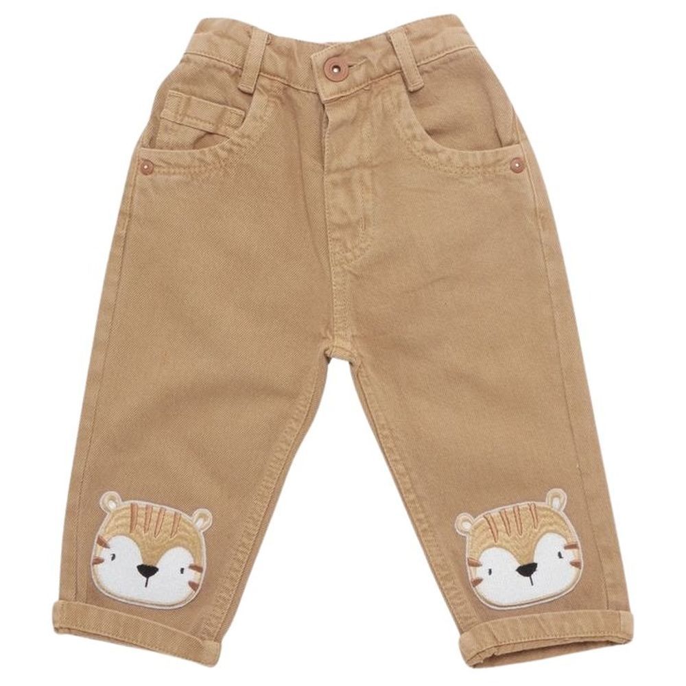 Little Kangaroos - Baby Boy Denim Jeans - Khaki