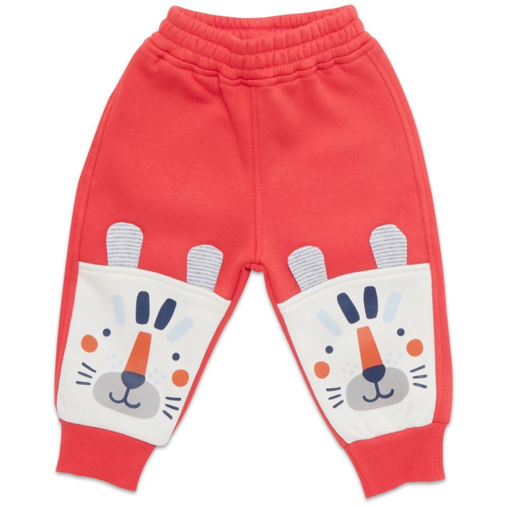 Little Kangaroos - Baby Boy Elasticated Joggers - Coral